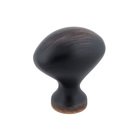 1 3/16" Football Knob in Brushed Oil Rubbed Bronze