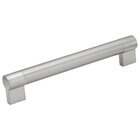 7 9/16" Centers Stainless Steel Pull In Brushed Nickel