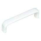 Plastic 3 3/4" Centers Flatened Wire Pull in White