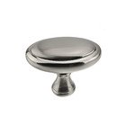 1 9/16" Oval Knob In Brushed Nickel