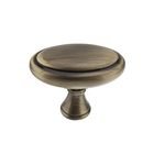 1 9/16" Oval Knob In Antique English