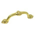 3" Center Beauty Pull in Polished Brass