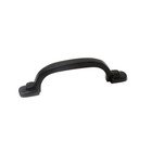 3" Center Two Step Foot Rectangular Pull in Black