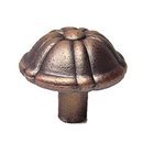 Small Petal Knob in Distressed Copper