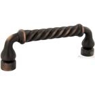 3" Centers Twisted Pull in Valencia Bronze