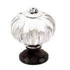 Acrylic Flower Knob in Oil Rubbed Bronze