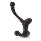 Double Base Hat and Coat Hook in Oil Rubbed Bronze