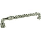 12" Centers Twisted Appliance Pull In Polished Nickel