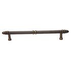 12" (305mm) Centers Lined Rod with Petals at End Appliance/Oversized Pull in Antique English