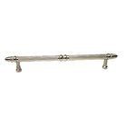12" (305mm) Centers Lined Rod with Petals at End Appliance/Oversized Pull in Satin Nickel