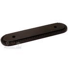 3" Centers Beaded Oblong Backplate in Oil Rubbed Bronze