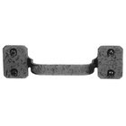 5" Large Square Front Mount Pull in Black