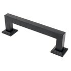 4" Centers Squared Modern Handle in Black
