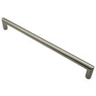 11" Centers Rounded Modern Handle in Satin Nickel
