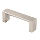 3" Centers Modern Square Pull in Satin Nickel