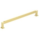 10" Centers Cabinet Pull in Satin Brass