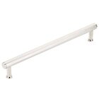 12" Centers Knurled Appliance Pull in Polished Nickel