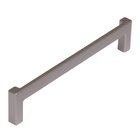 6 1/4" Centers Square Post Pull in Satin Nickel