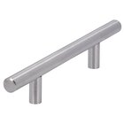 96 mm Centers Hollow European Bar Pull in Stainless Steel