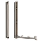 Clothes Hook Folding Arm in Stainless Steel Effect