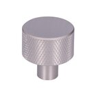 15/16" Knurled Knob in Matte Stainless Steel Effect