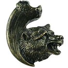 Bear with Claw Knob Left in Bronzed Black