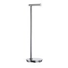 Lite Toilet Roll Holder with Round Base in Stainless Steel Polished