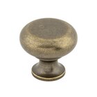 Flat Faced 1 1/4" Diameter Mushroom Knob in German Bronze