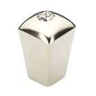 1/2" Knob in Satin Nickel with Crystal
