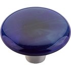 1 1/2" Diameter Round Knob in Sapphire Silk