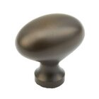 1 3/8" Oval Knob in Oil Rubbed Bronze
