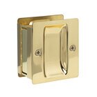 Pocket Door Pull - Passage In Polished Brass