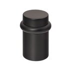 Cylindrical Floor Stop in Flat Black