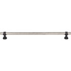 Bit 12" Centers Bar Pull in Pewter Antique and Flat Black