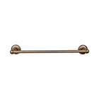 30" Towel Bar with Plain Backplate in German Bronze