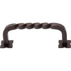 Square Twist 3 3/4" Centers with Backplates Bar Pull in Oil Rubbed Bronze