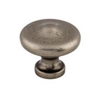 Peak 1 5/16" Diameter Mushroom Knob in Pewter Antique