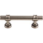 Bit 3" Centers Bar Pull in Pewter Antique