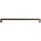 Tower Bridge 12" Centers Bar Pull in Pewter Antique