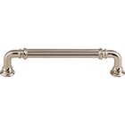 Reeded 5" Centers Bar Pull in Polished Nickel