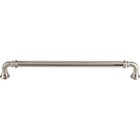 Reeded 9" Centers Bar Pull in Brushed Satin Nickel