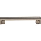Flat Rail 5" Centers Bar Pull in Pewter Antique