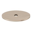 1 1/2" x 1" Medium Oval Knob Backplate in Brushed Satin Nickel