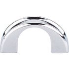 1 1/4" Centers Tango U Finger Pull in Polished Chrome