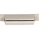 Channing 3 3/4" Centers Cup Pull in Polished Nickel