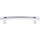 Flared 5" Centers Bar Pull in Polished Chrome