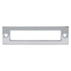 Hollin 3 3/4" Centers Pull Backplate in Polished Chrome