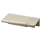 Crestview 2" Centers Edge Pull in Brushed Satin Nickel