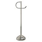 Traditional Freestanding Toilet Paper Holder in Polished Nickel