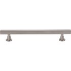 6 5/16" Centers Square Bar Pull in Brushed Satin Nickel